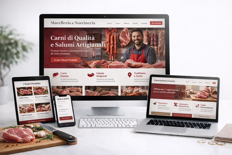 Realizzazione sito web per norcineria e macelleria